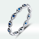 925 Sterling Silver Oxidized CZ Pavé Setting Ring Size 6.0 for Women