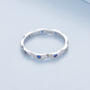 925 Sterling Silver Pavé Setting CZ Ring Size 6.0 for Women