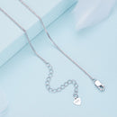 925 Sterling Silver Platinum Plated 45cm Chain Length Necklace for Women