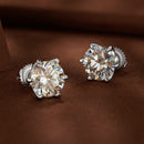 S925 Sterling Silver 2.00 Carat Moissanite Earrings for Women