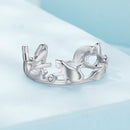 925 Sterling Silver Pavé Setting CZ Ring - Width 1.5-6.5mm for Women