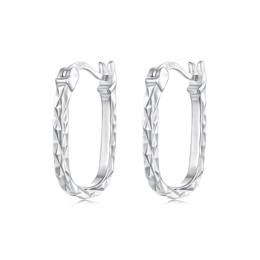 925 Sterling Silver Hoop Earrings for Women