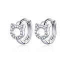 925 Sterling Silver CZ Earrings for Women