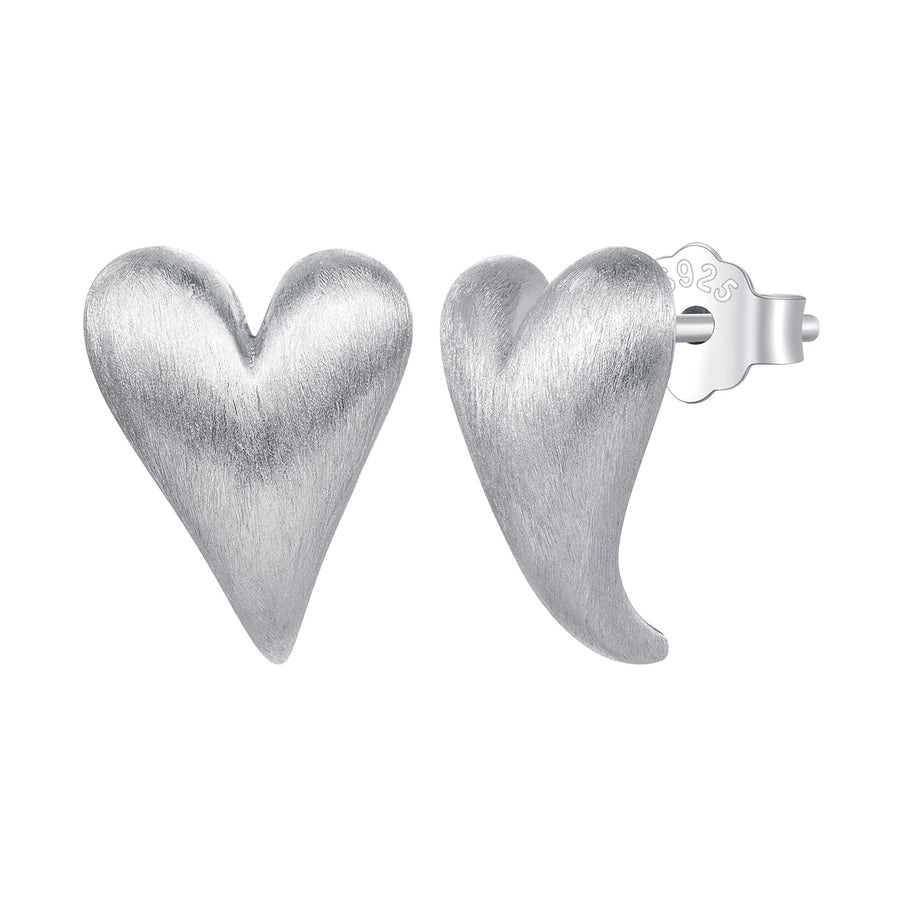 925 Sterling Silver Earrings with Platinum Plating for Women