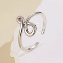 925 Sterling Silver Oxidized Silver 0.16 cm Ring