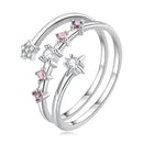 925 Sterling Silver CZ Pavé Ring