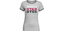 University of Utah Utes Women’s Ringer Tee, Size XL