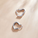 925 Sterling Silver & Platinum Earrings for Women