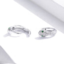 925 Sterling Silver Earrings with Plated Platinum and CZ for Women