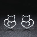 925 Sterling Silver Oxidized Earrings