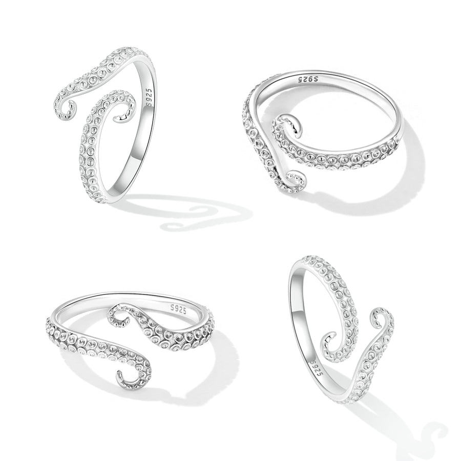 S925 Sterling Silver 0.2cm Platinum Plated Ring