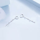 S925 Sterling Silver Pavé Setting CZ Earrings for Women