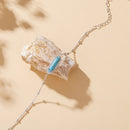 925 Sterling Silver White Gold Plated Bracelets with Synthetic Turquoise for Women