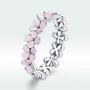 925 Silver Size 5 Enamel Ring for Women