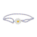 925 Sterling Silver Plated Platinum Deep Seashell Bracelet 24cm Adjustable for Women