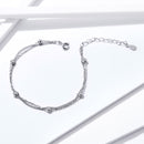 925 Sterling Silver Adjustable 19cm Bracelet for Women