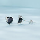 925 Sterling Silver Earrings with Pavé Setting and CZ