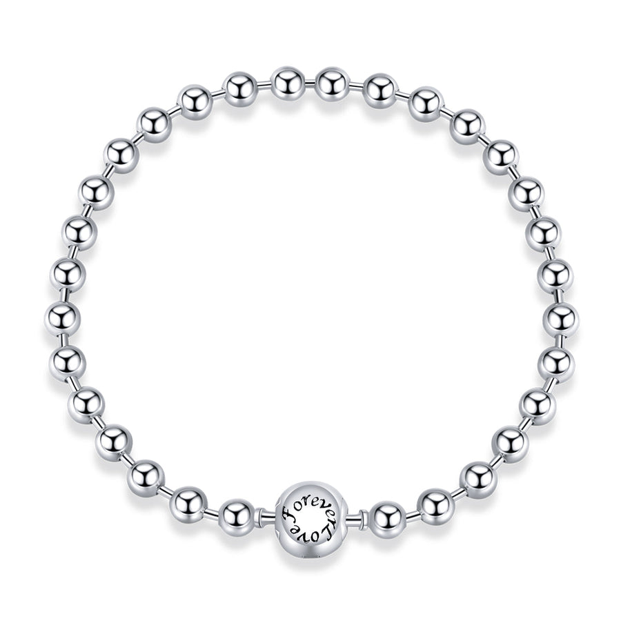 925 Sterling Silver Bracelet 17cm Oxidized & Platinum Plated for Women