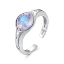 925 Sterling Silver White Gold Plated Pavé CZ Ring for Women