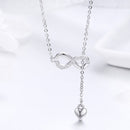 925 Sterling Silver Adjustable Necklace 38-45cm for Women