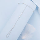 925 Sterling Silver White Gold Plated Bracelet with Pavé Setting CZ for Women