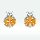 S925 Sterling Silver Enamel Earrings for Women