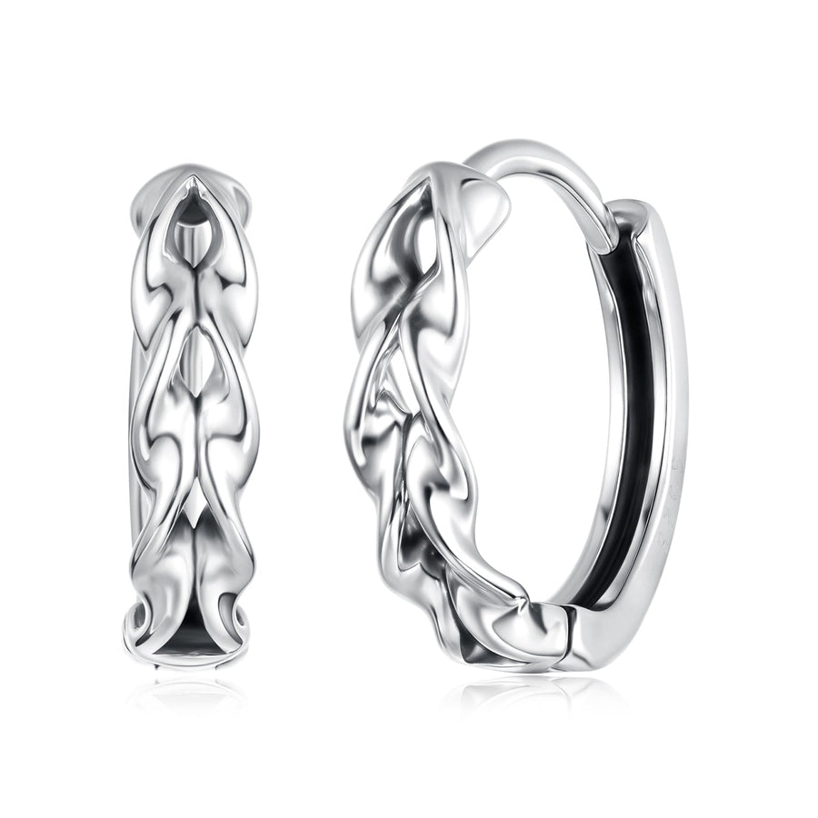 925 Sterling Silver Earrings for Women with Oxidized Finish