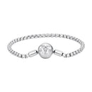 925 Sterling Silver Bracelet 19cm with CZ Stones for Women