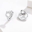 925 Sterling Silver CZ Earrings for Women