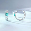 925 Sterling Silver Pavé Setting CZ Earrings for Women
