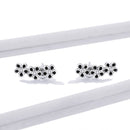 925 Sterling Silver Earrings with Pavé Setting CZ