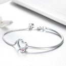 925 Sterling Silver Bracelet 19cm for Women