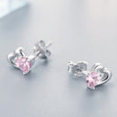 925 Sterling Silver Earrings with Pavé Setting CZ for Women