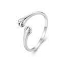 925 Sterling Silver Oxidized 1.6mm Ring