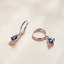 925 Sterling Silver Earrings with Pavé Setting CZ