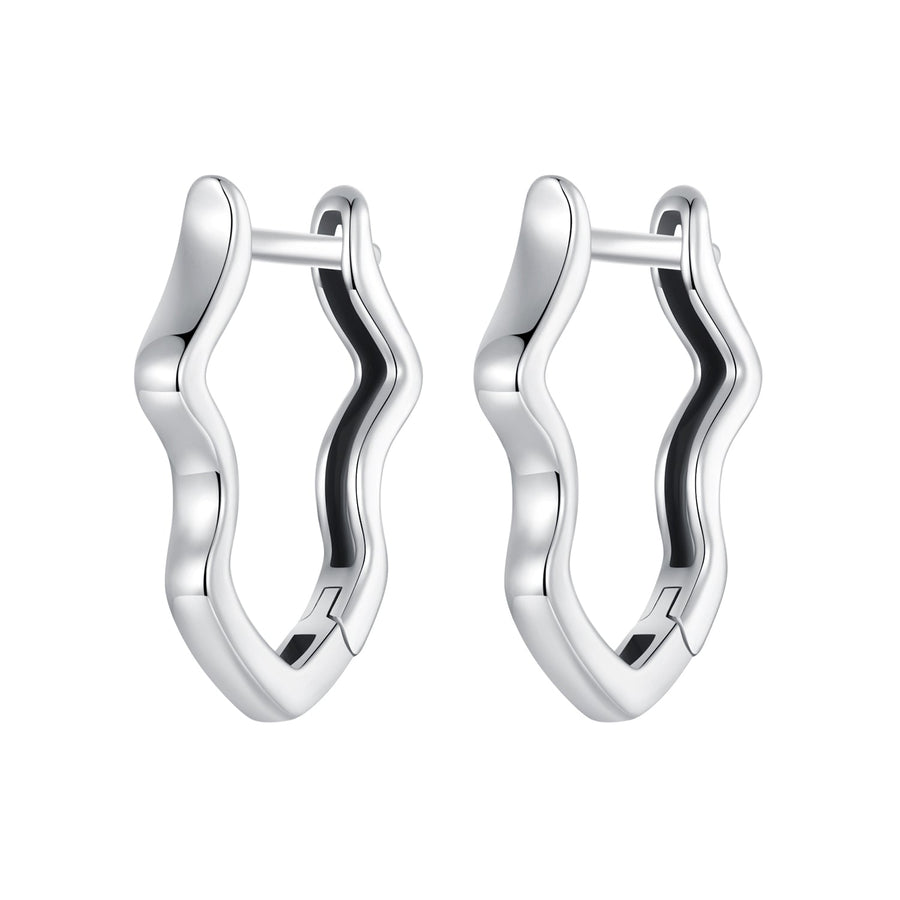 925 Sterling Silver & Oxidized Silver Earrings for Women