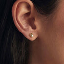 925 Sterling Silver Moissanite 0.1ct Earrings for Women