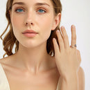 925 Sterling Silver Oxidized Silver 0.17cm Ring
