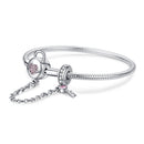 925 Sterling Silver Bracelet 17cm for Women