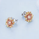 925 Sterling Silver Enamel & Glass Earrings for Women