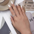925 Sterling Silver Ring with CZ - Size 6.0 - Classic Style for Women