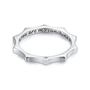 925 Sterling Silver Pavé Set CZ Ring Size 6.0