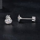 925 Sterling Silver 0.3 Carat Moissanite Earrings for Women