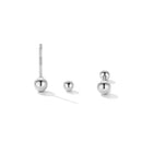 925 Sterling Silver Plated Platinum Dangle Earrings for Women