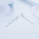 S925 Sterling Silver Pavé Setting CZ Earrings for Women