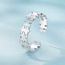 925 Sterling Silver Oxidized 6mm Ring