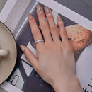 925 Sterling Silver Ring with Pavé Setting CZ for Women Size 6.0