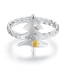 925 Sterling Silver Gold Plated Rings for Women