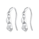 925 Sterling Silver White Gold Plated Earrings
