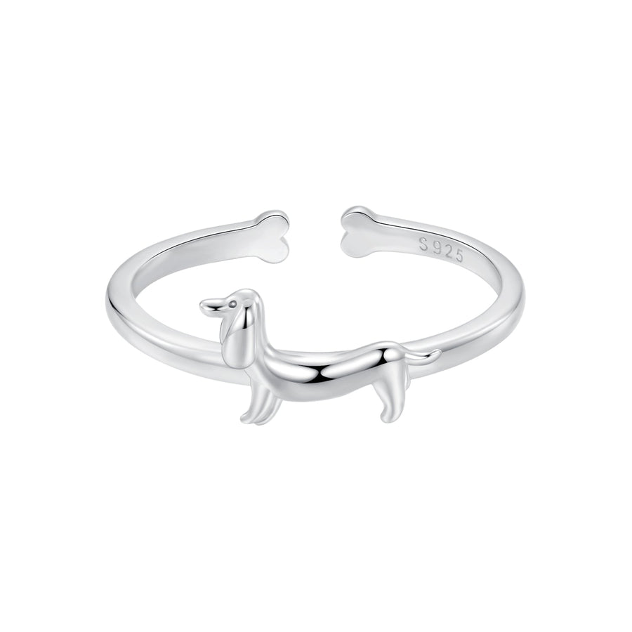 925 Sterling Silver Oxidized Silver 1.6mm Ring for Women